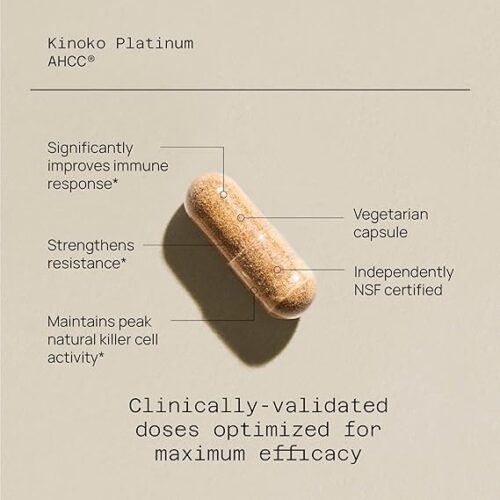 Premium Kinoko Platinum AHCC Herbal Supplement - Image 4