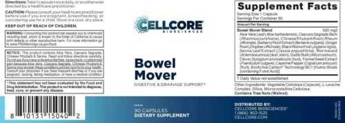 Cellcore Bowel Mover Digestive and Drainage Support - Image 2